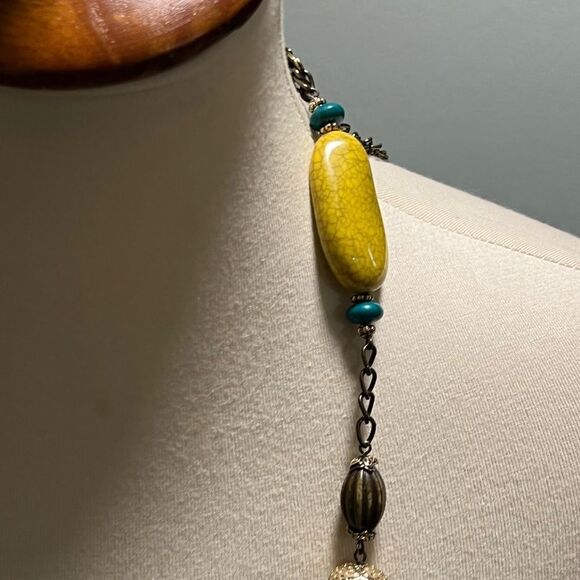 Premier Designs Multicolor Beaded Necklace #PDNK1 - Picture 4 of 8